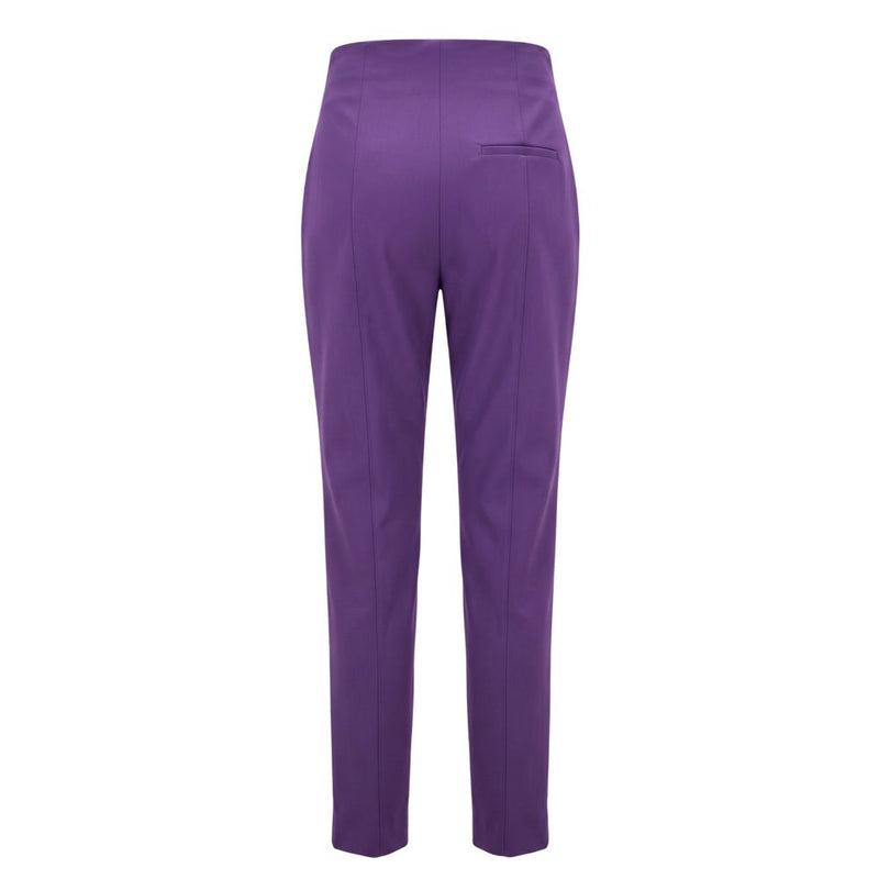 Trussardi Jeans Purple Viscose Women Pants