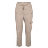 Trussardi Jeans Pantalon Femme Beige en Lyocell