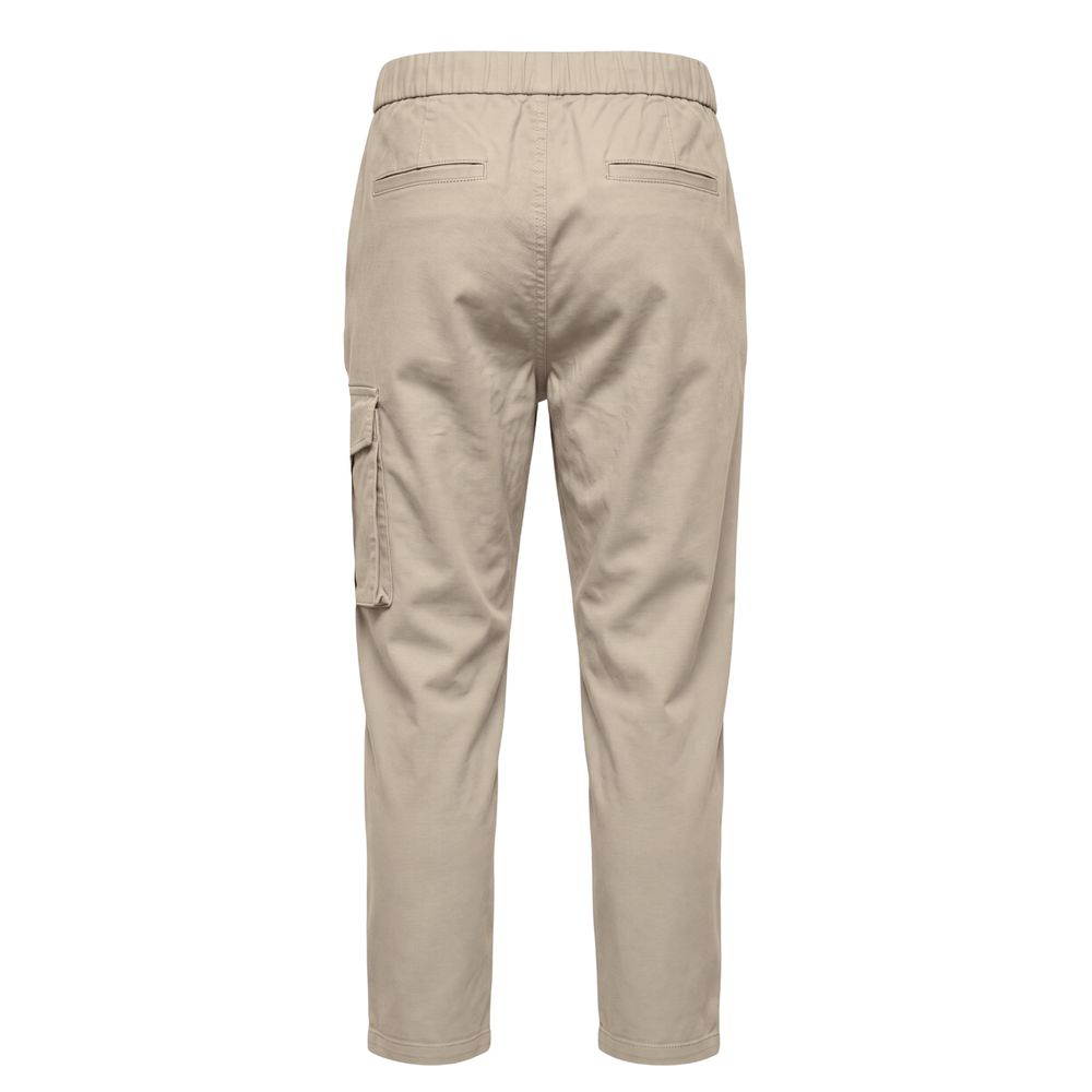 Trussardi Jeans Pantalon Femme Beige en Lyocell