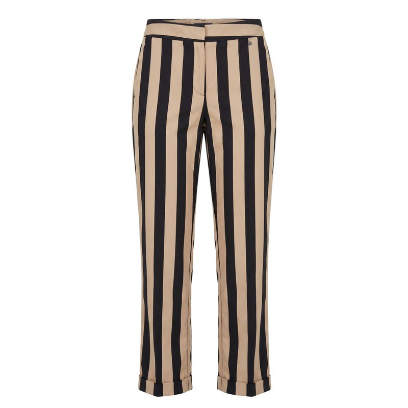Trussardi Jeans Black Viscose Women Trousers