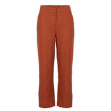 Pantalon femme en viscose marron Trussardi Jeans