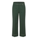Pantalon Femme Vert Polyester Trussardi Jeans