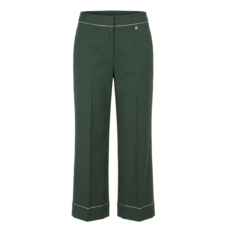 Trussardi Jeans Green Polyester Women Pants