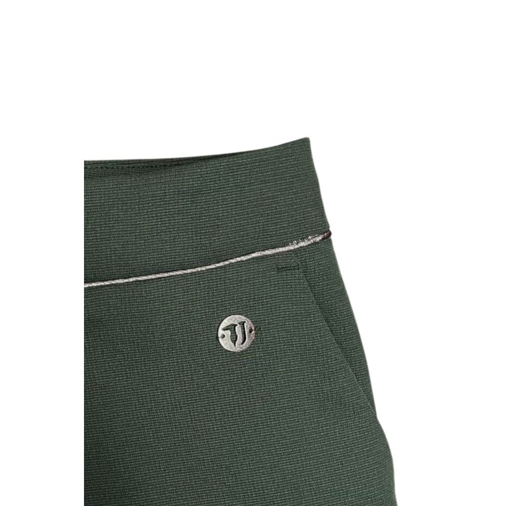 Pantalon Femme Vert Polyester Trussardi Jeans