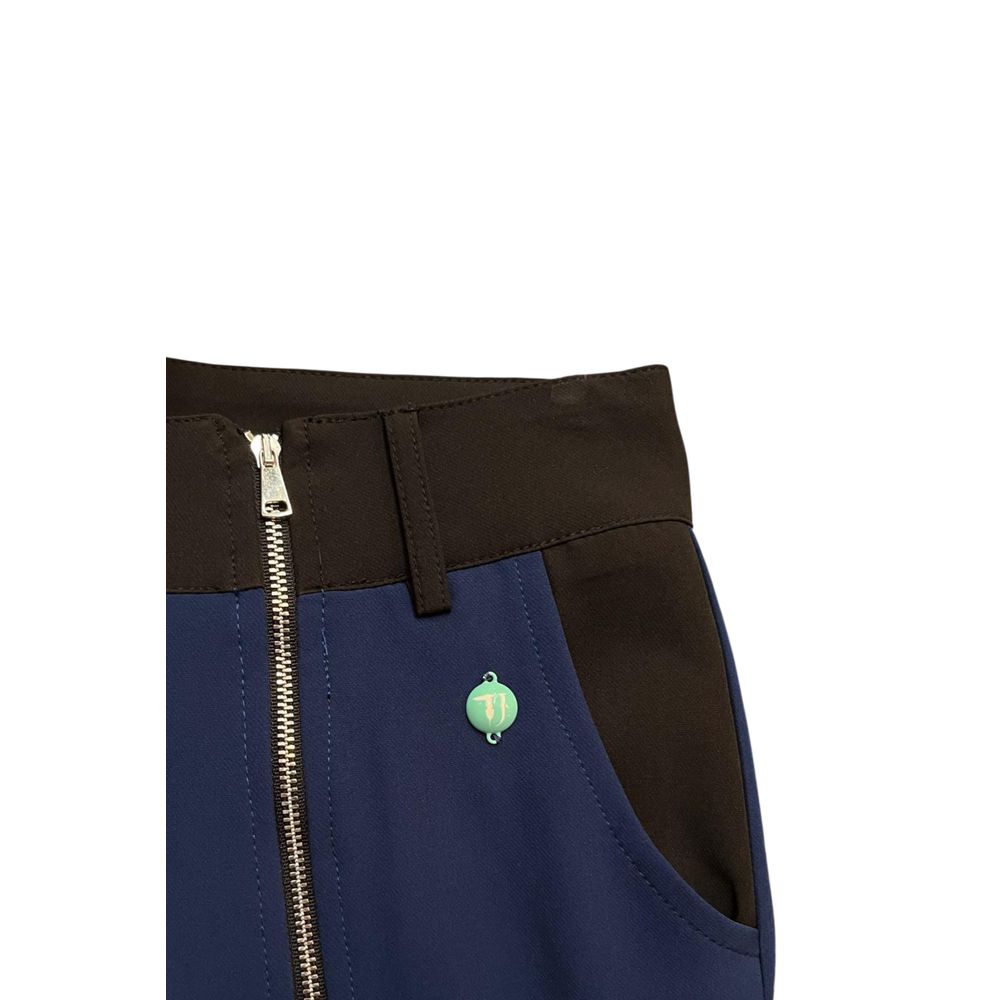 Pantalon femme Trussardi Jeans en polyester bleu