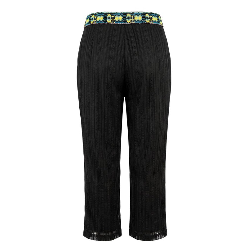 Trussardi Jeans Black Polyamide Women Pants