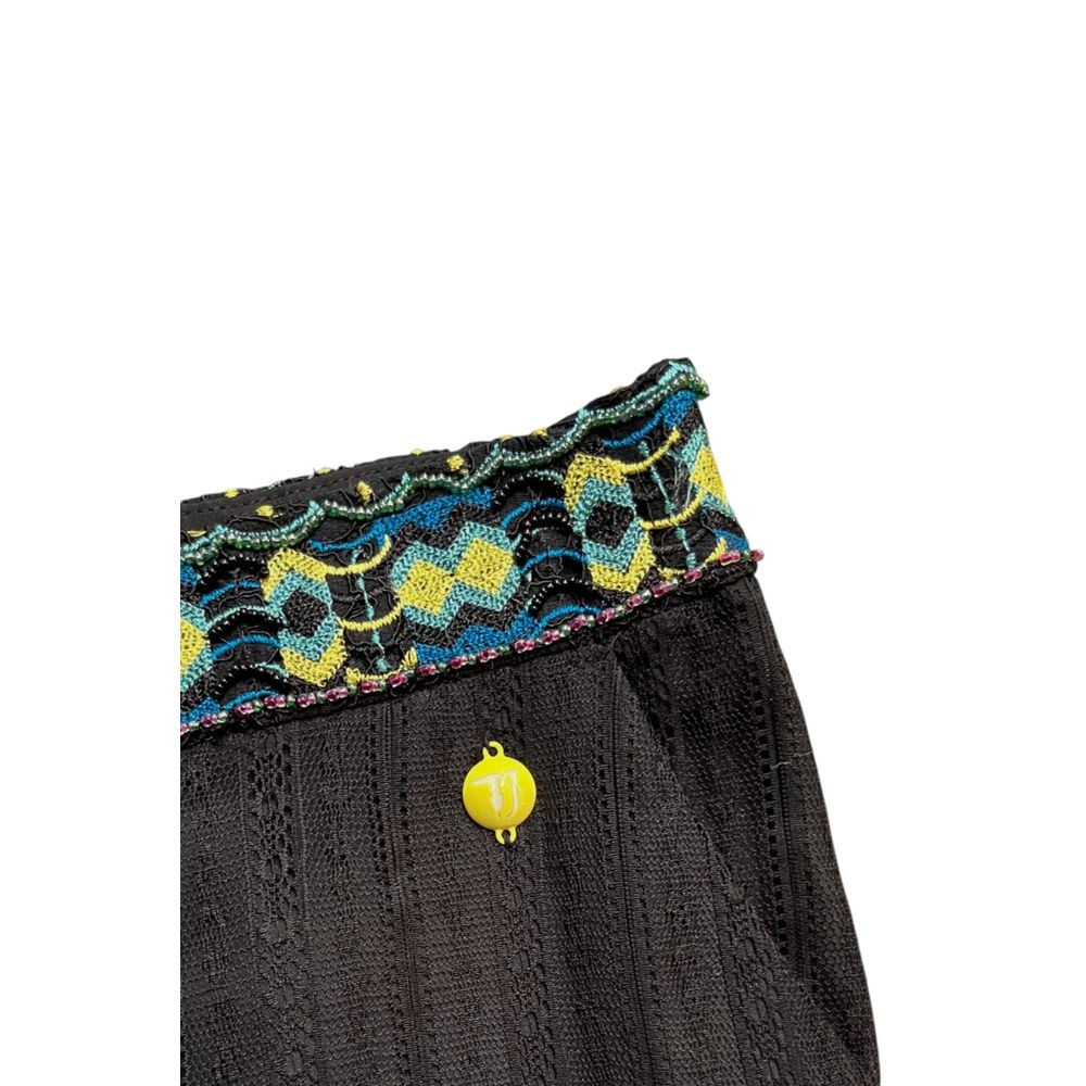 Trussardi Jeans Pantalon Femme en Polyamide Noir