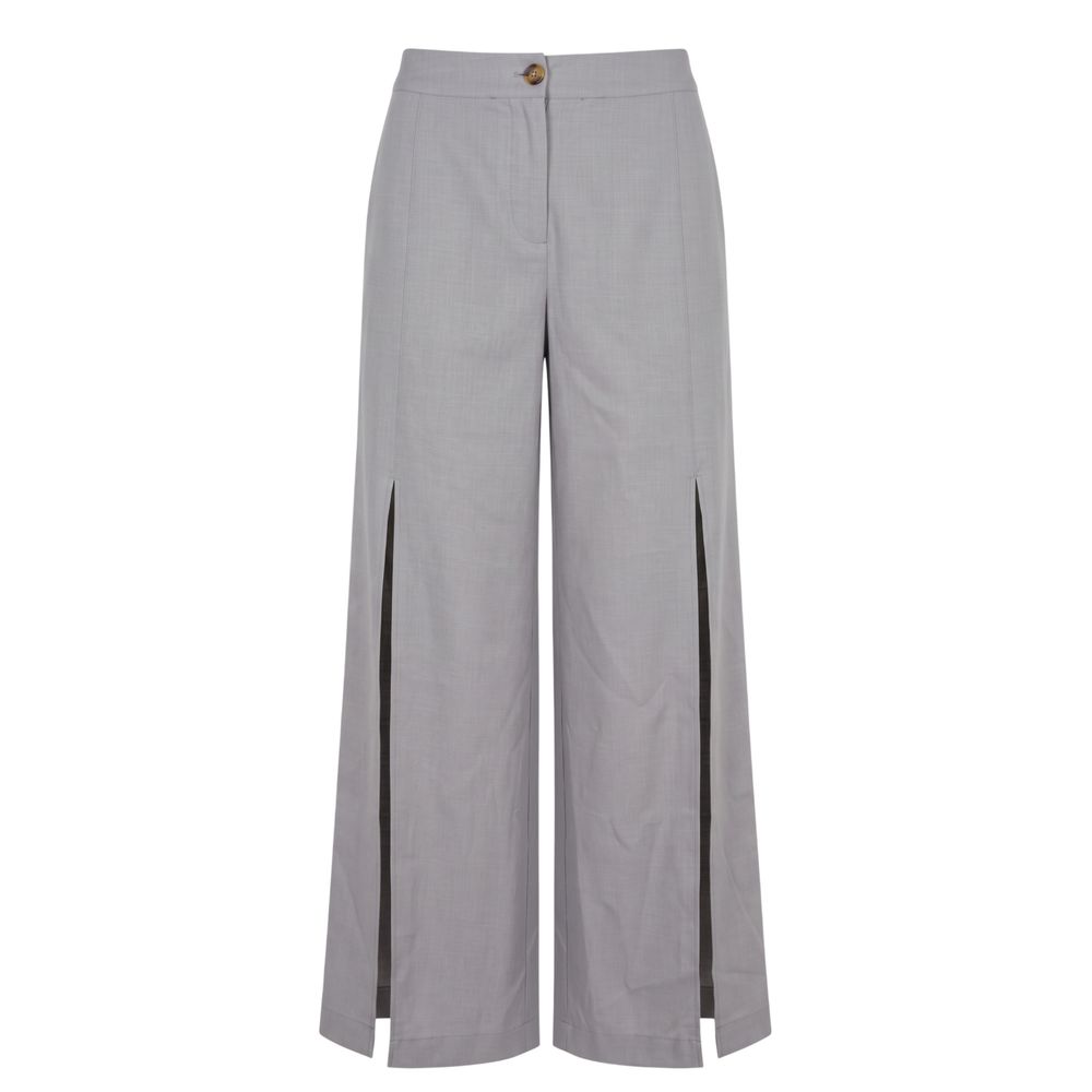 Pantalon gris en polyester pour femme Trussardi Jeans