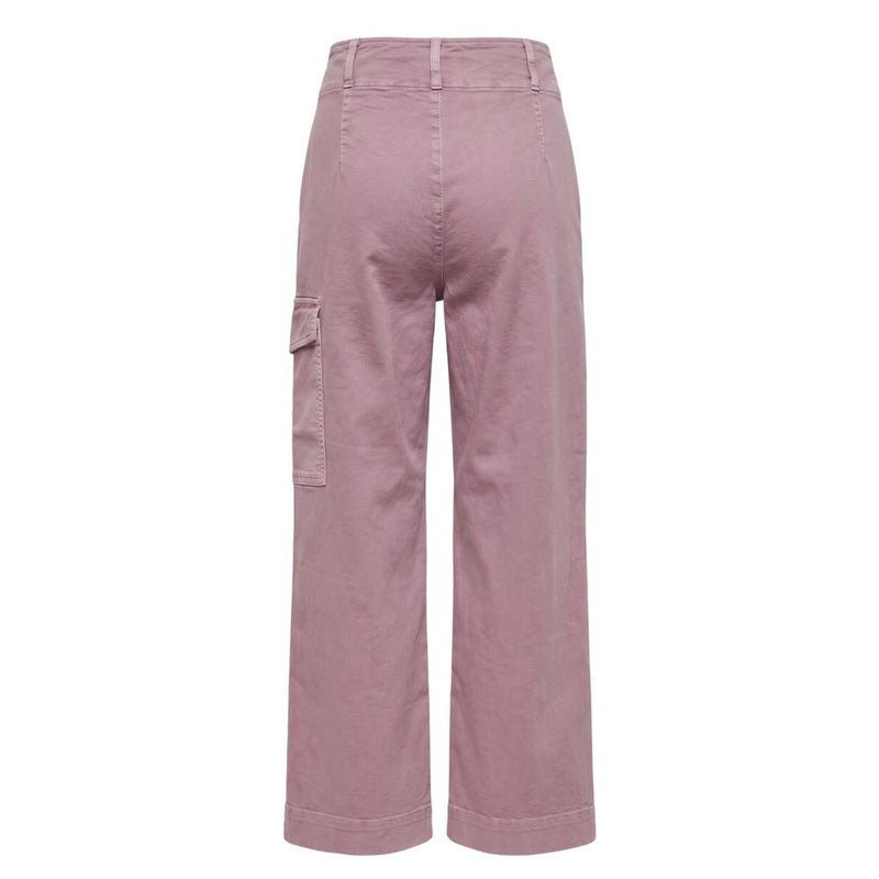 Trussardi Jeans Purple Cotton Women Pants
