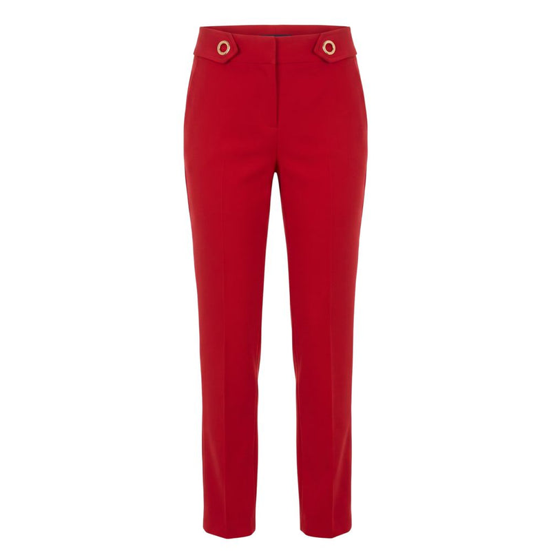 Trussardi Jeans Red Polyester Women Pant