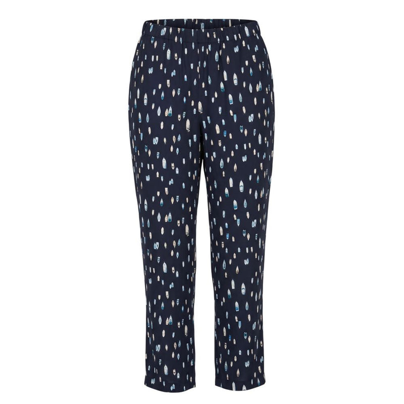 Trussardi Blue Cotton Women Pants