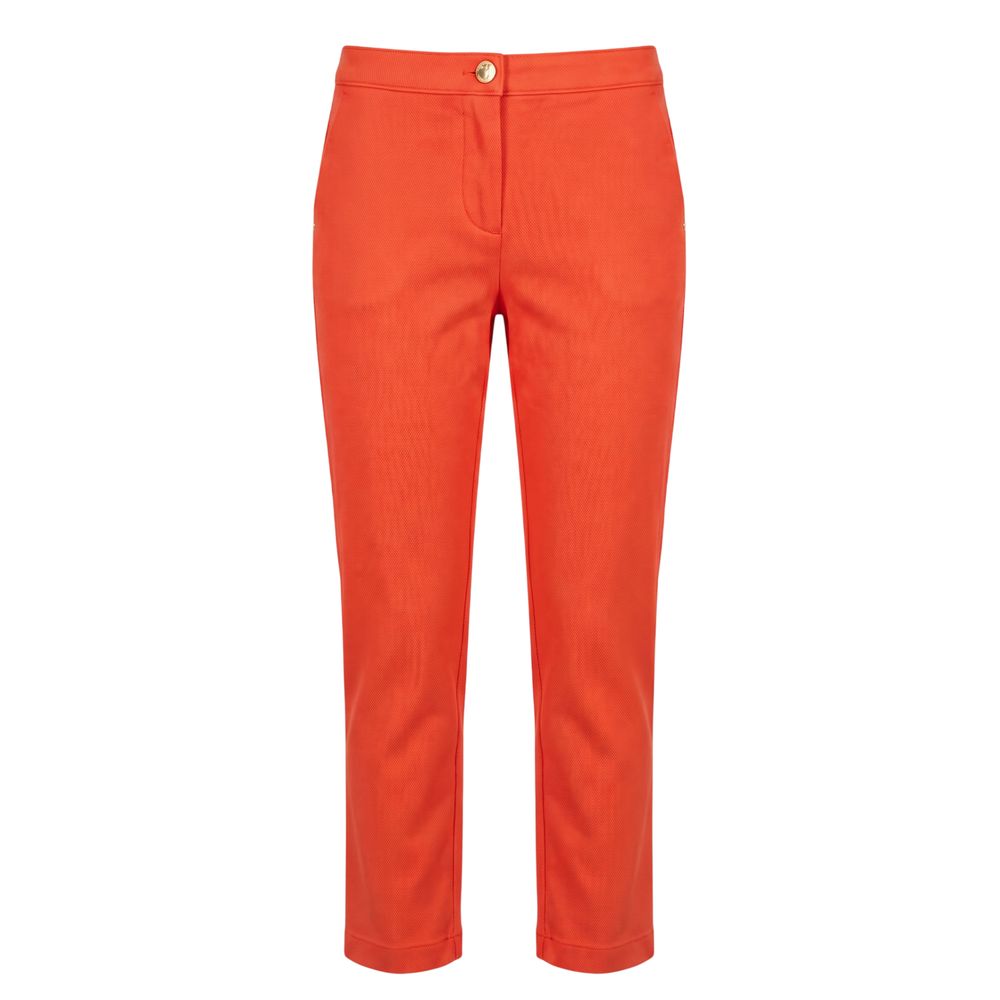 Pantalon Femme Trussardi Jeans Coton Orange