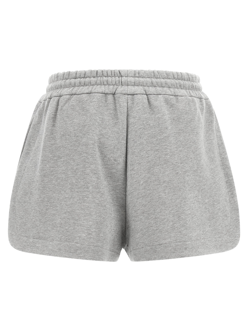 Fendi Gray Cotton Bermuda Shorts