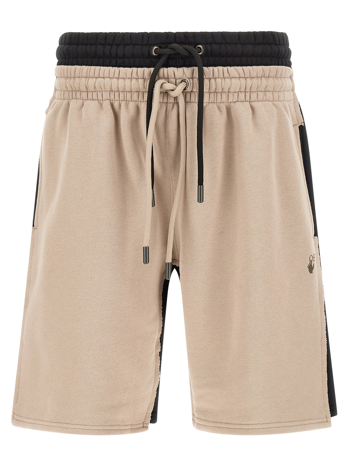 Shorts Bermudas en coton multicolore Off-White