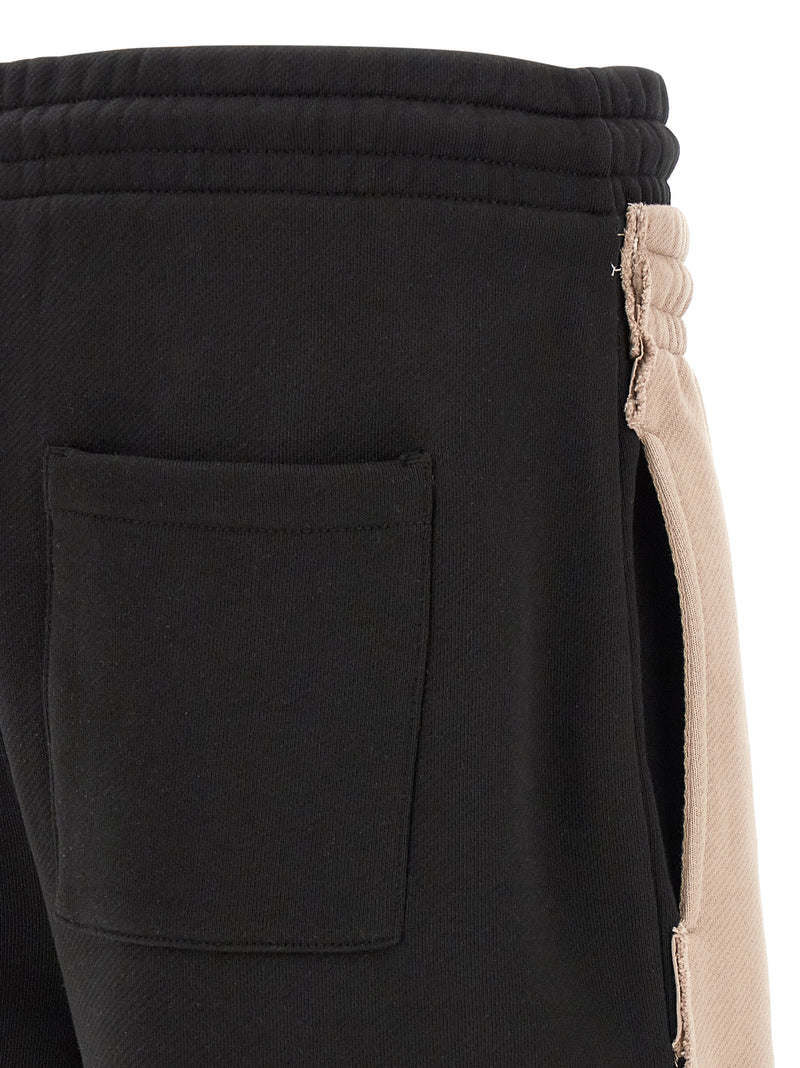 Off-White Multicolor Cotton Bermuda Shorts