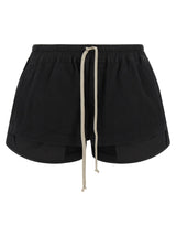 DRKSHDW Black Cotton Bermuda Shorts