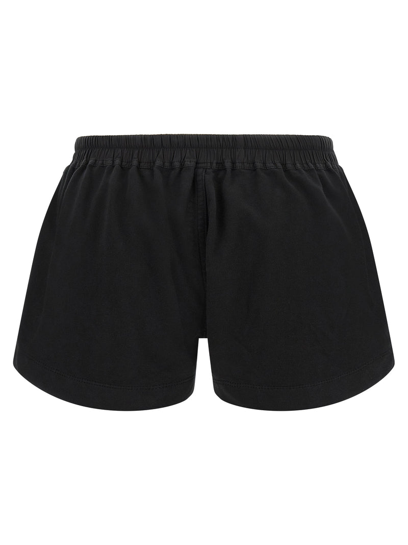 DRKSHDW Black Cotton Bermuda Shorts