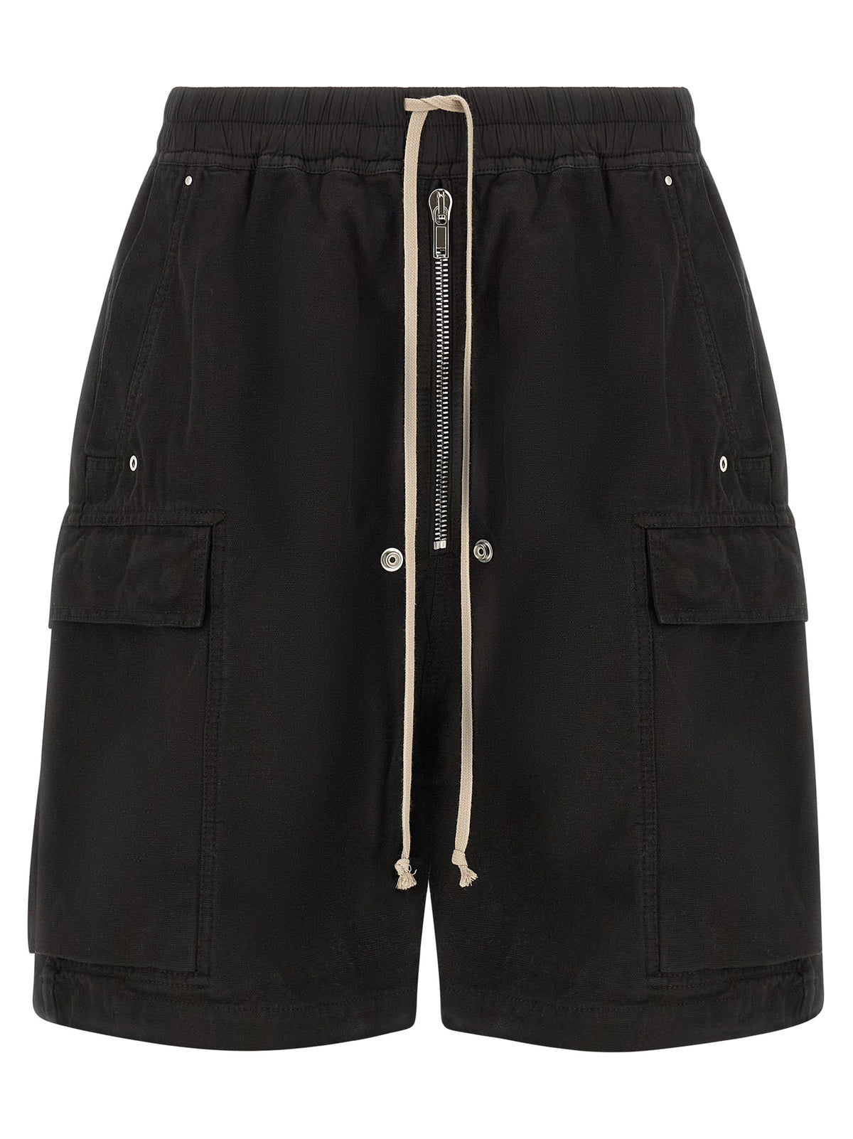 DRKSHDW Black Cotton Bermuda Shorts