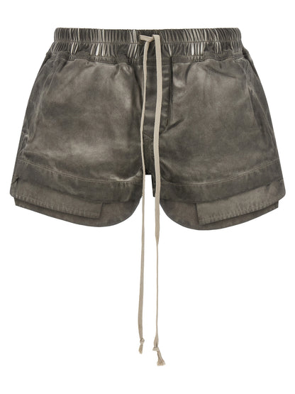 DRKSHDW Gray Cotton Bermuda Shorts