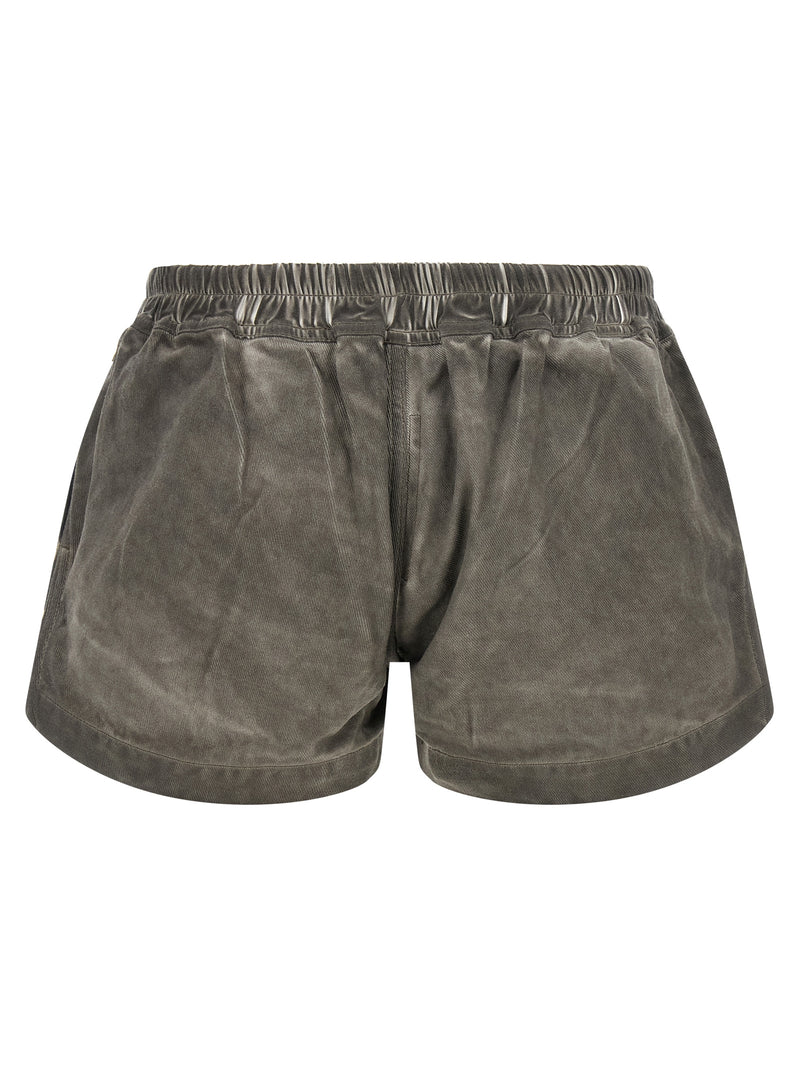 DRKSHDW Gray Cotton Bermuda Shorts