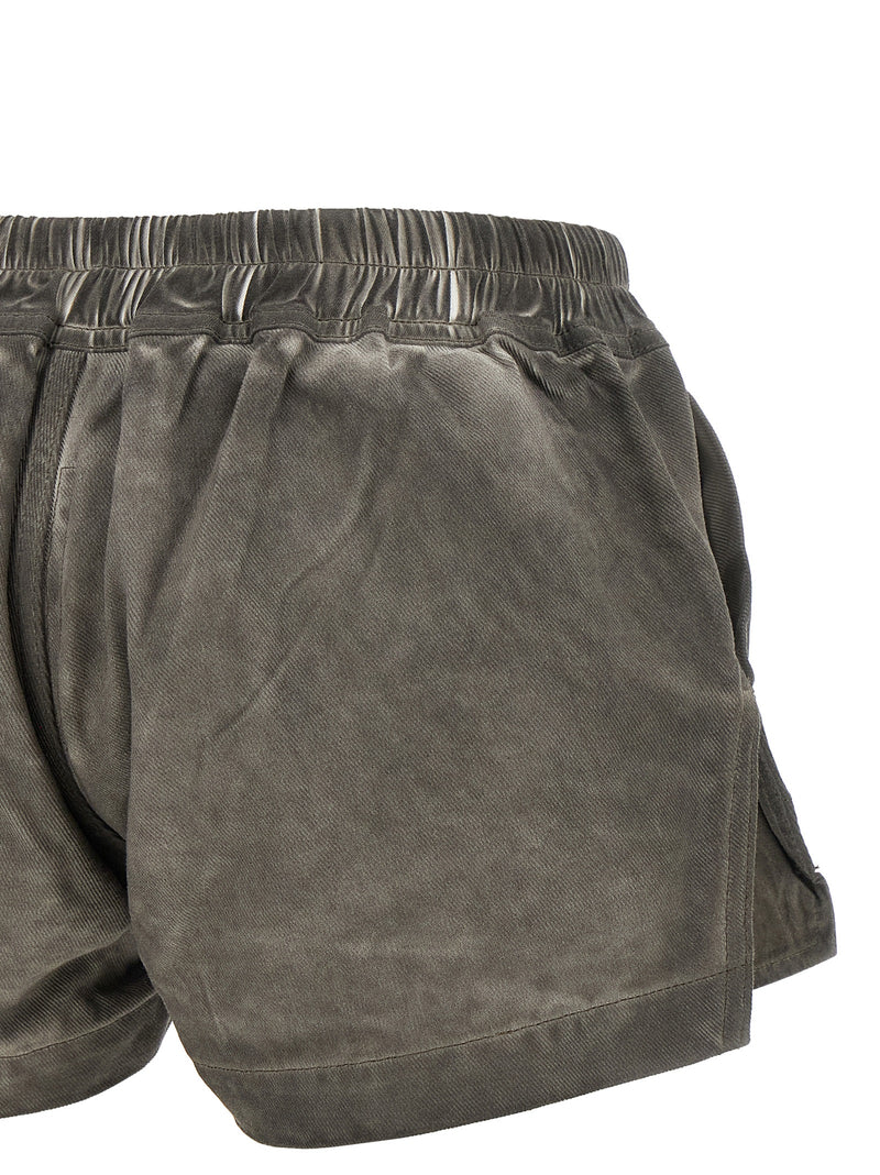 DRKSHDW Gray Cotton Bermuda Shorts