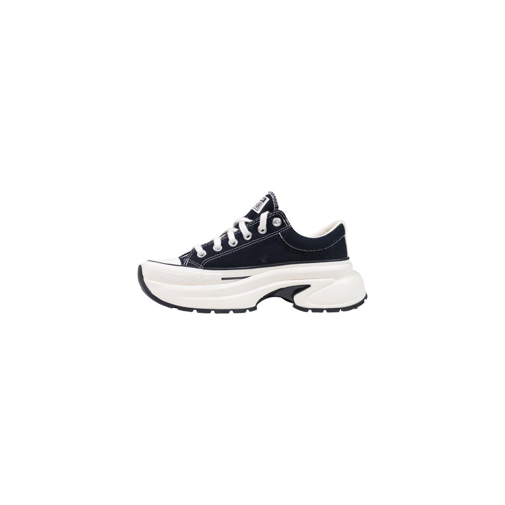 Converse Sneakers Chunky Noires Et Blanches En Textile