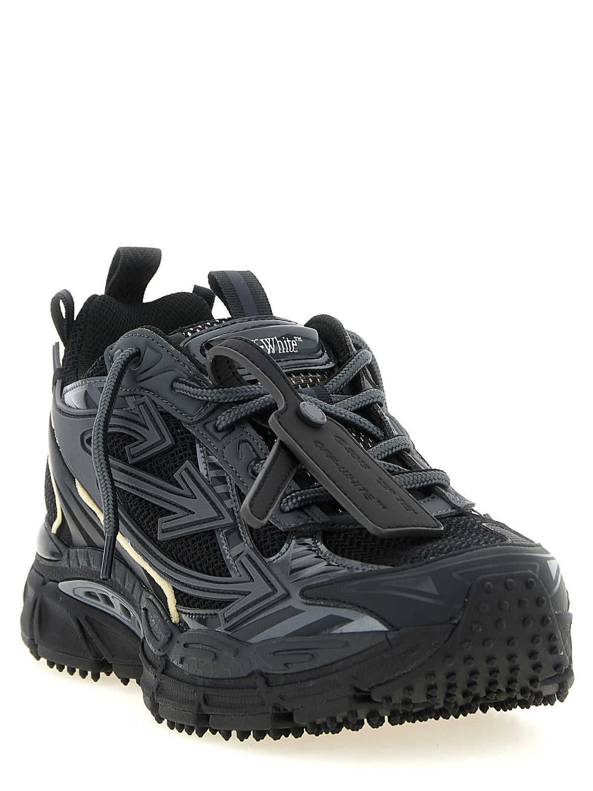 Baskets athlétiques Off-White en polyéthylène noir