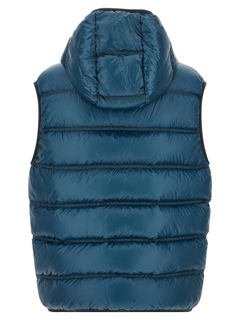 Moncler Blue Polyamide Full-Length Jacket