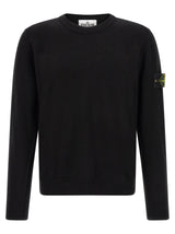 Cardigan Stone Island en Laine Vierge Noire
