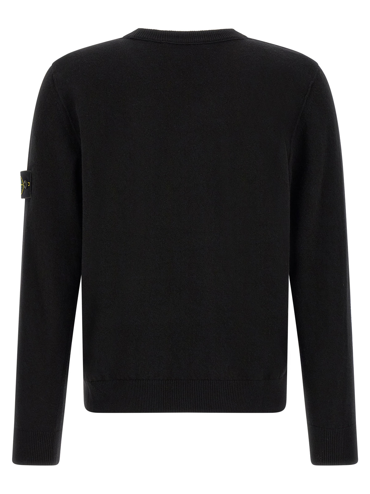Cardigan Stone Island en Laine Vierge Noire