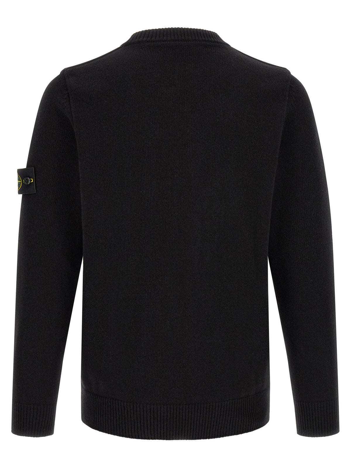 Cardigan Stone Island en Laine Vierge Noire
