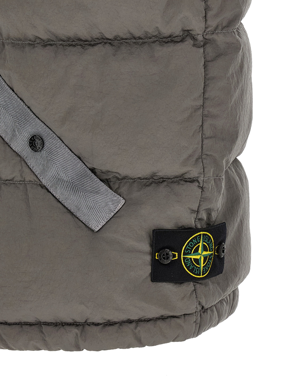 Stone Island Gilet Sans Manches Gris en Polyamide