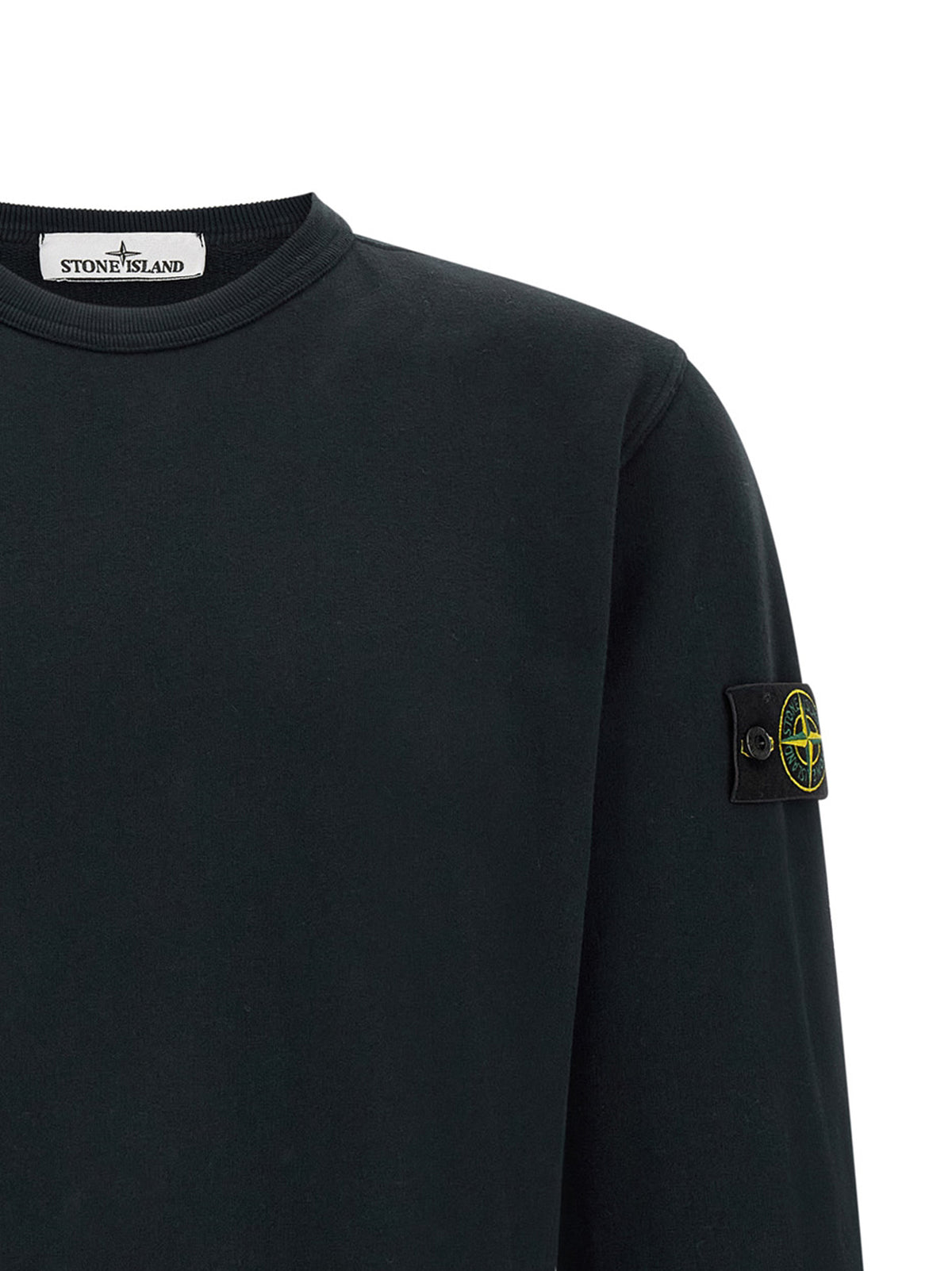 Sweat-shirt Stone Island en coton bleu