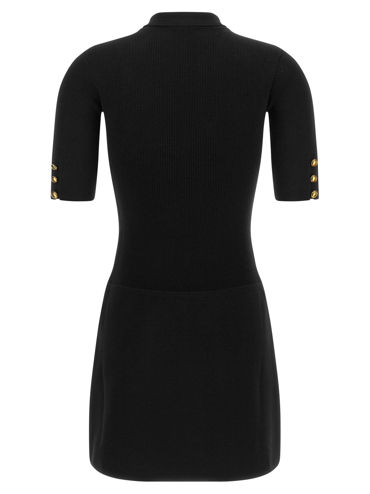 Robe courte Elisabetta Franchi noire en viscose
