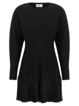Robe courte Elisabetta Franchi noire en viscose