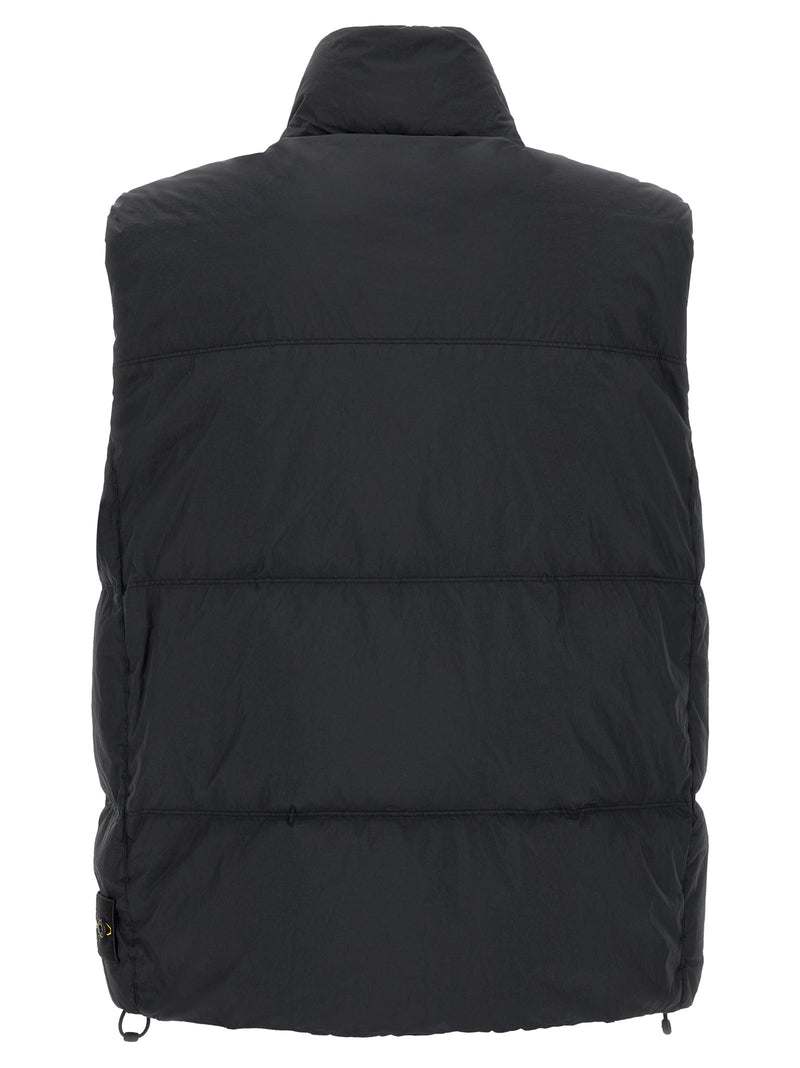 Stone Island Blue Polyamide Sleeveless Jacket