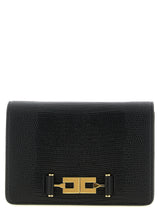 Elisabetta Franchi Black Polyester Clutch Bag