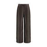 Arma Brown Leather Pants