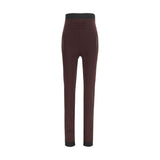 Le legging Attico violet en viscose
