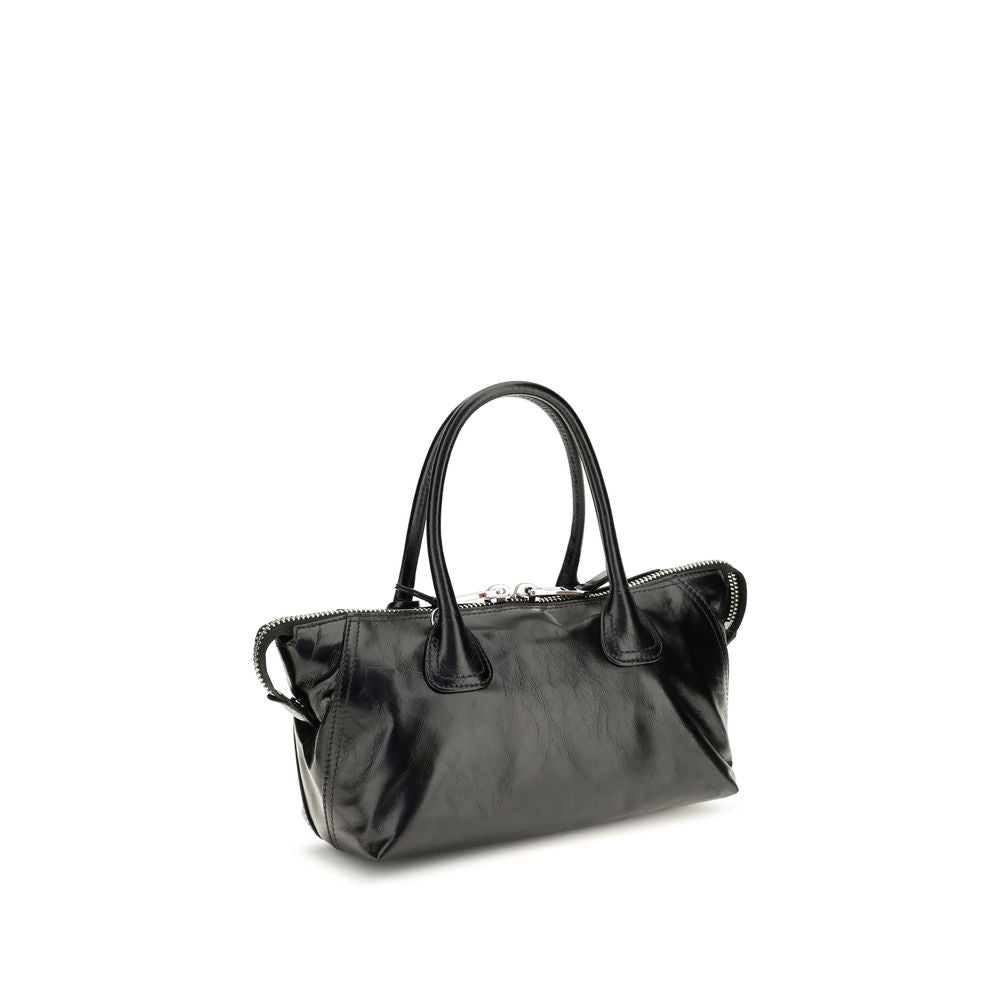 Sac à main Miu Miu en cuir de veau noir Bos Taurus