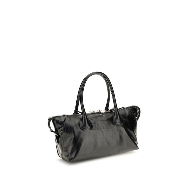 Miu Miu Black Calf Leather Bos Taurus Handbag