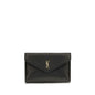 Saint Laurent Black Lamb Ovis Aries Aries Wallet