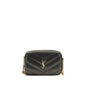 Saint Laurent Black Lamb Ovis Aries Aries Shoulder Bag