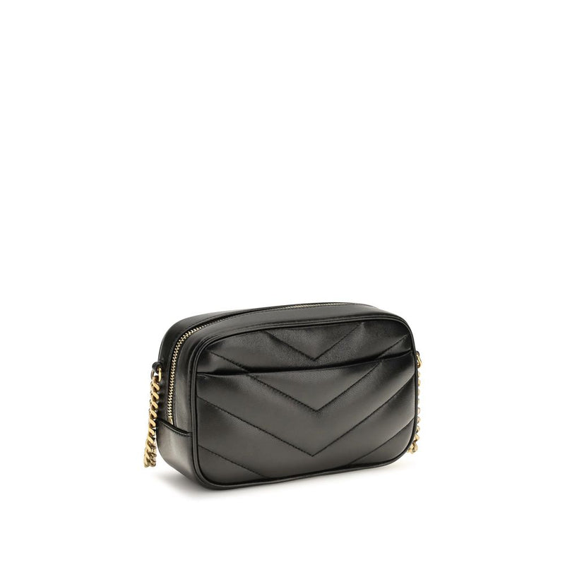 Saint Laurent Black Lamb Ovis Aries Aries Shoulder Bag