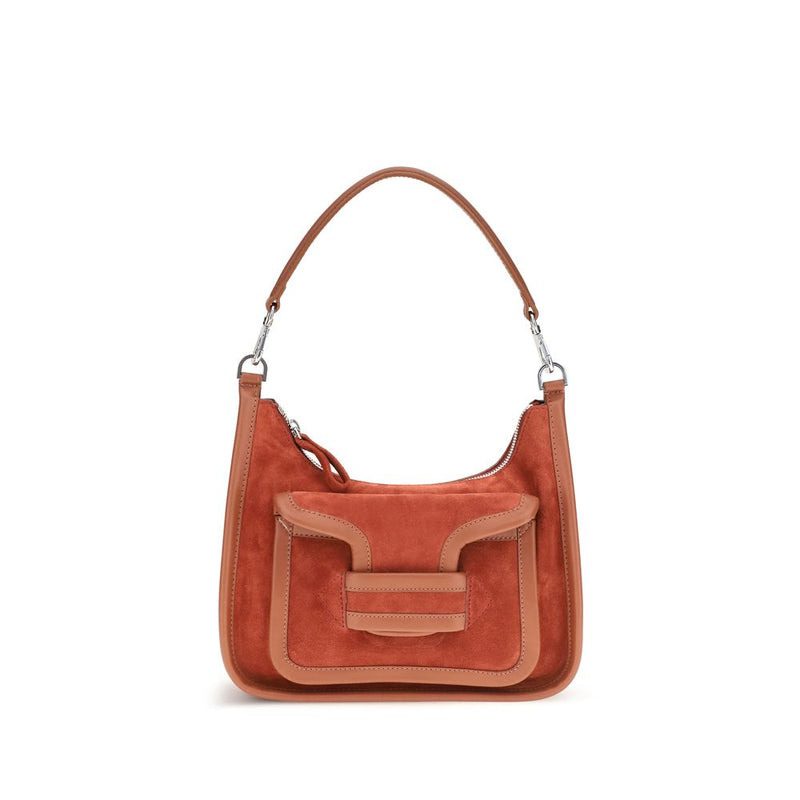 Pierre Hardy Brown Calf Leather Bos Taurus Shoulder Bag