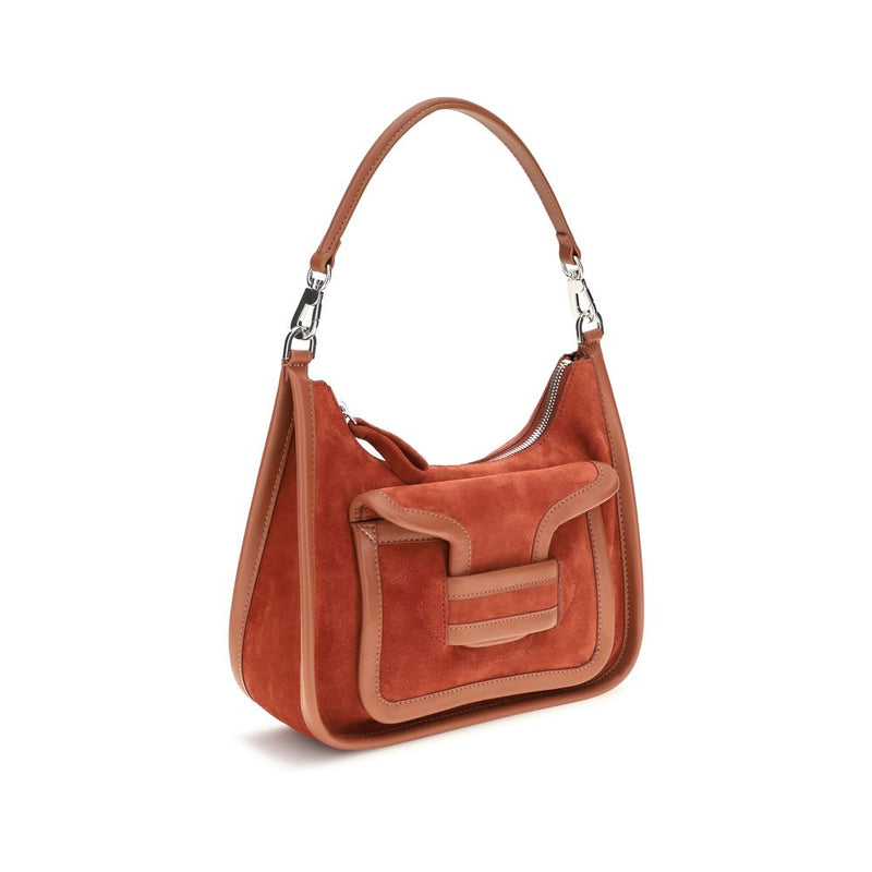 Pierre Hardy Brown Calf Leather Bos Taurus Shoulder Bag