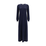 Malo Blue Cashmere Casual Dress