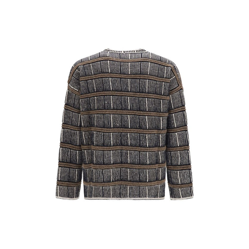 Giorgio Armani Blue Silk Sweatshirt