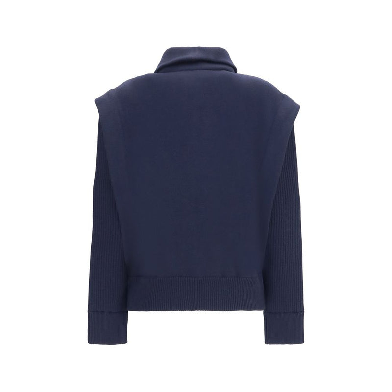 Giorgio Armani Blue Wool Oves Aries Bomber