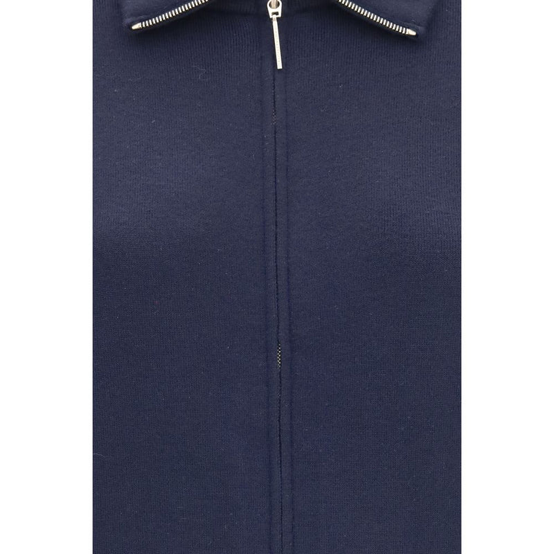 Giorgio Armani Blue Wool Oves Aries Bomber